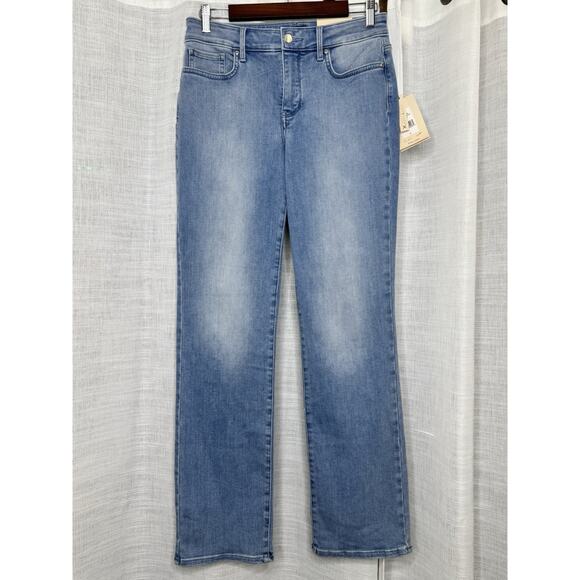 NYDJ Marilyn Straight Jeans Size 6 Lift Tuck Stretch Camille Blue NEW - Picture 3 of 7